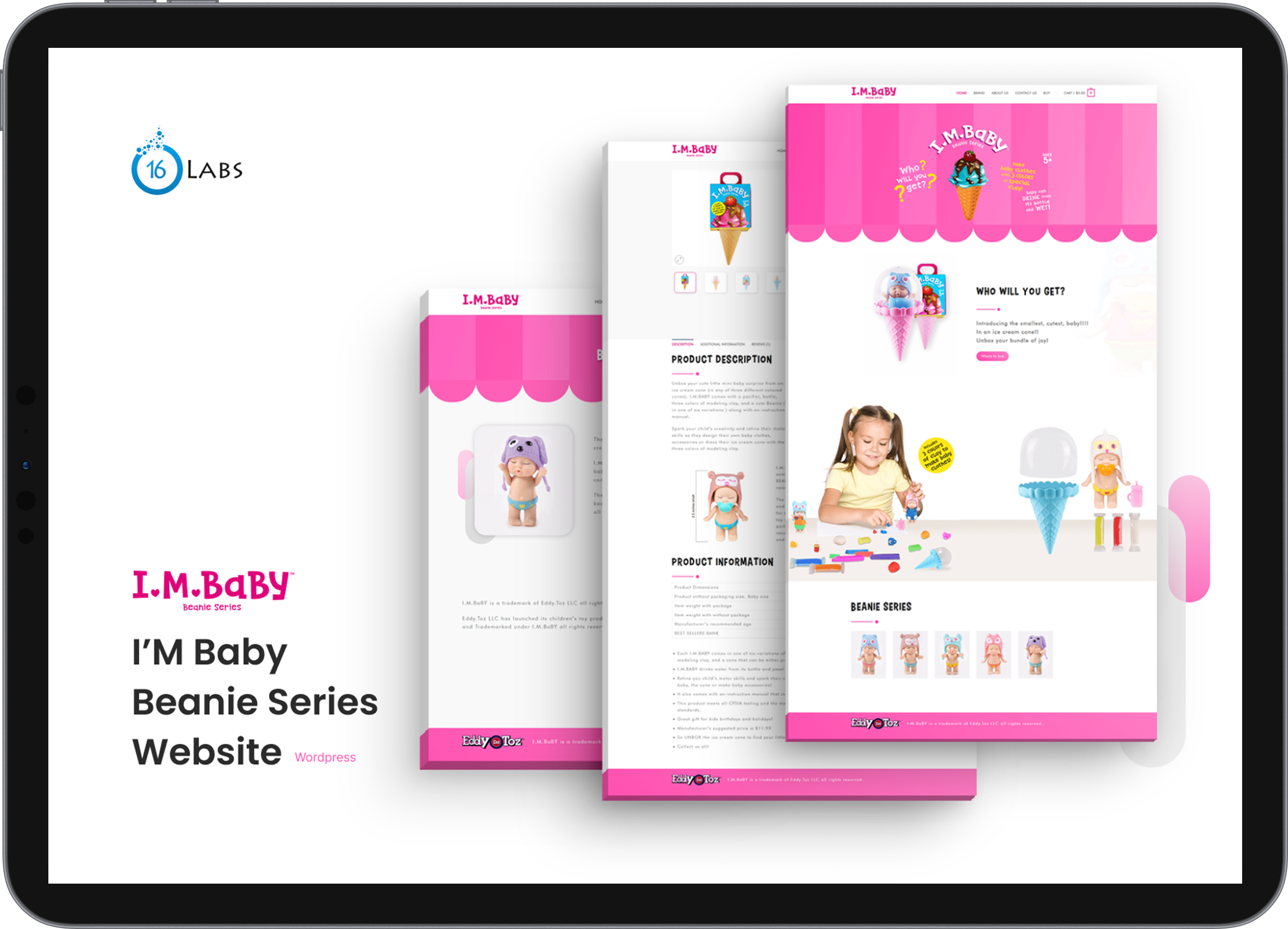 IM Baby Beanie Series Website