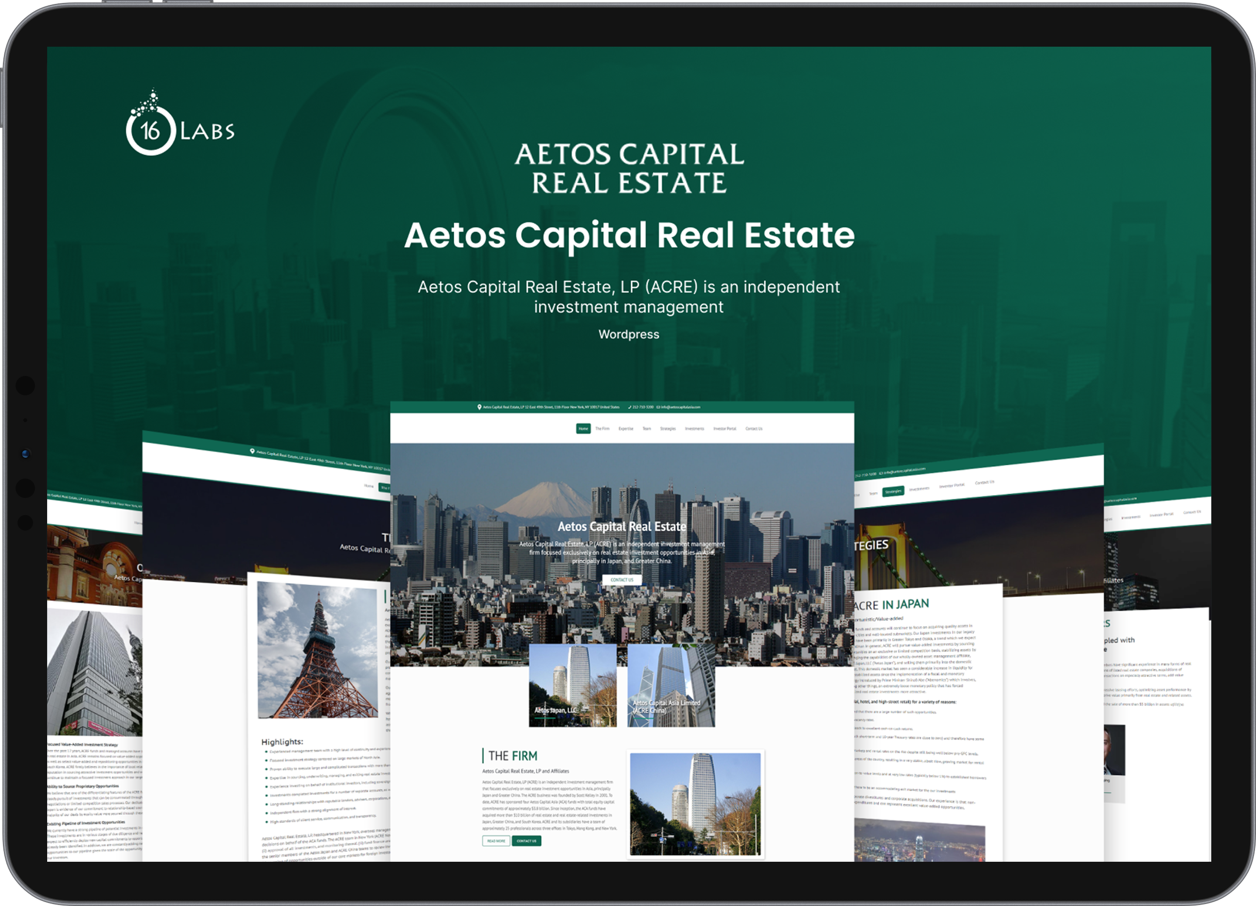 Aetos Capital Real Estate Website
